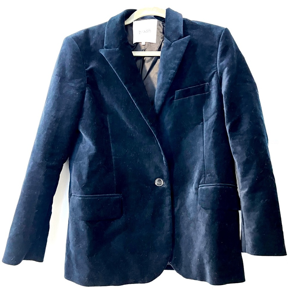Overside blue velvet jacket
Ba&sh
